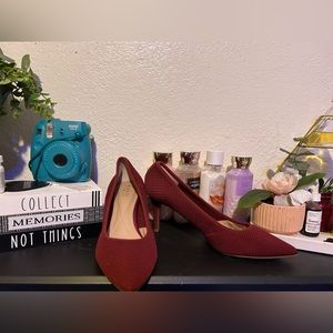Alfani burgundy heels